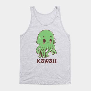 Kawaii Cthulhu desu Tank Top